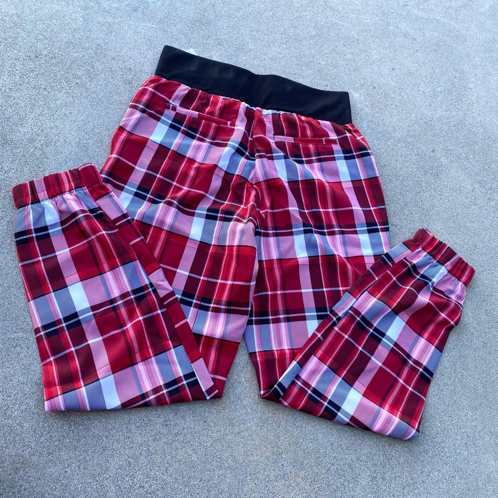 New York & Co. Plaid High Waist Jogger Pant - Picture 2 of 16